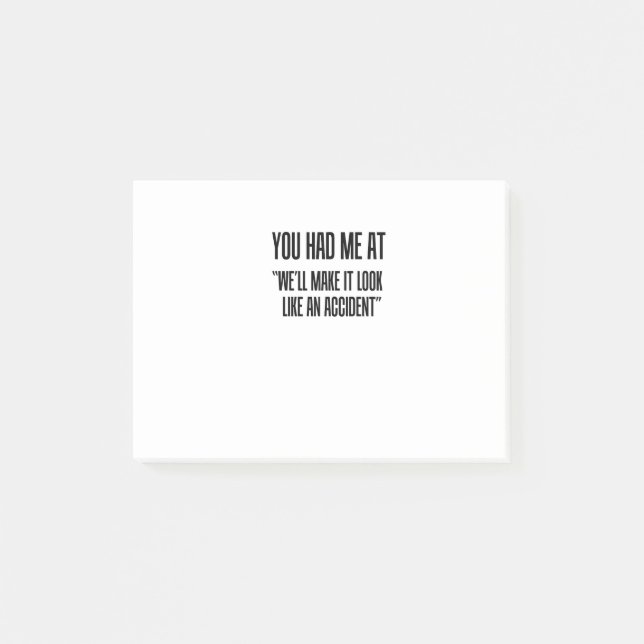 You Had Me At Post-it Notes (Front)