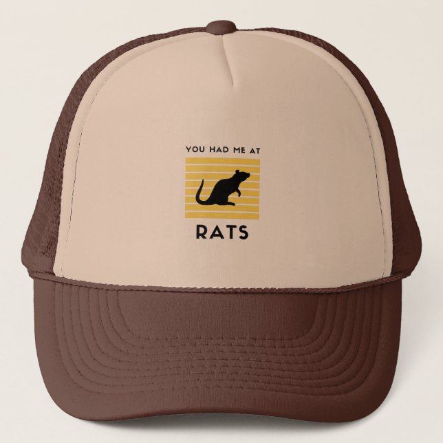 You had me at rats trucker hat (Front)