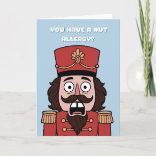 You Have a nut Allergy? Christmas Card