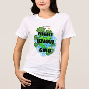 You Have a Right to Know If It is GMO Tri-Blend Shirt