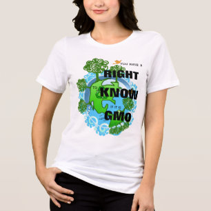 You Have a Right to Know If It is GMO Tri-Blend Shirt