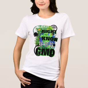 You Have a Right to Know If It is GMO Tri-Blend Shirt