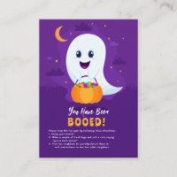 You Have Been Booed Halloween Card