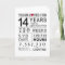 You Have Been Loved 14th Birthday Card