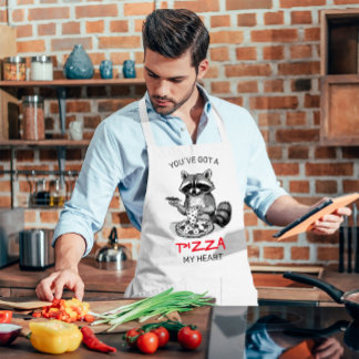 You Have Got A Pizza My Heart | Racoon  Apron
