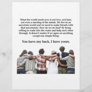 You Have My Back, I have Yours