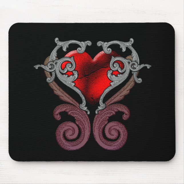 You Have My Heart (Red) Mouse Pad (Front)