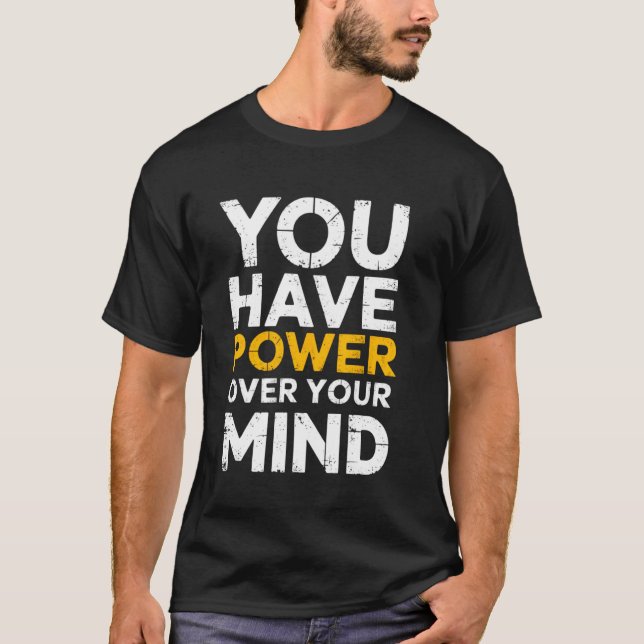You Have Power Over Your Mind Marcus Aurelius Stoi T-Shirt (Front)