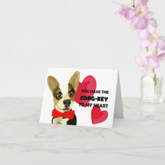 You Have The Corg-Key to my Heart - Valentines Day Card