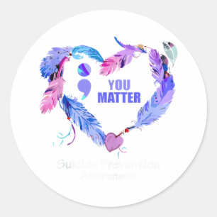 You Heart Classic Round Sticker