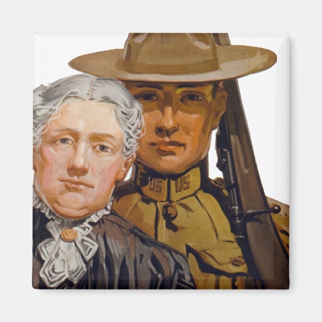 YOU help my boy win the war Magnet (Front)