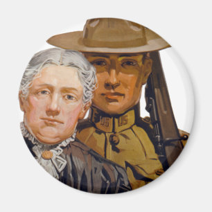 YOU help my boy win the war Magnet