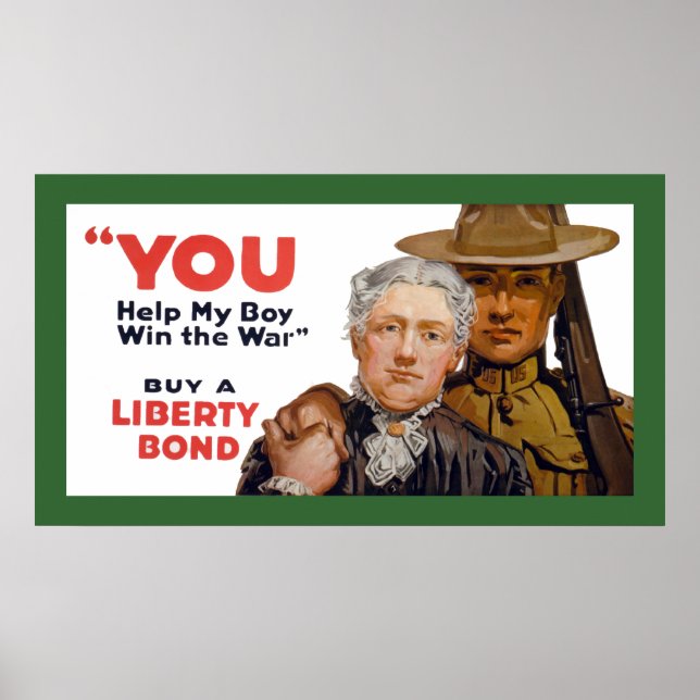 YOU help my boy win the war Poster (Front)