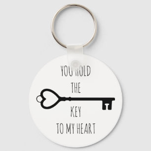 You hold the key to my heart keychain