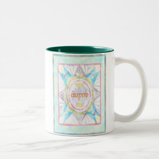 You Inspire Me Two-Tone Coffee Mug (Right)