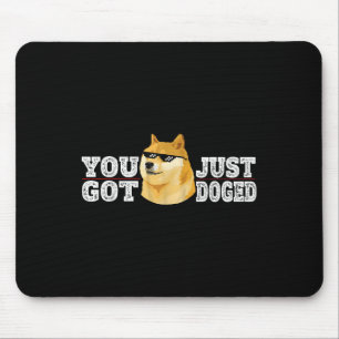 You Just Got Doged Funny D.o.g.e Dept Of Gov Effic Mouse Pad