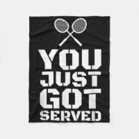 You Just Got Served Quote Shuttle Gift Badminton