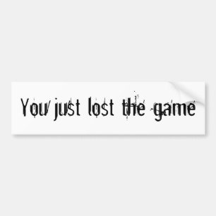 You just lost the game Sticker
