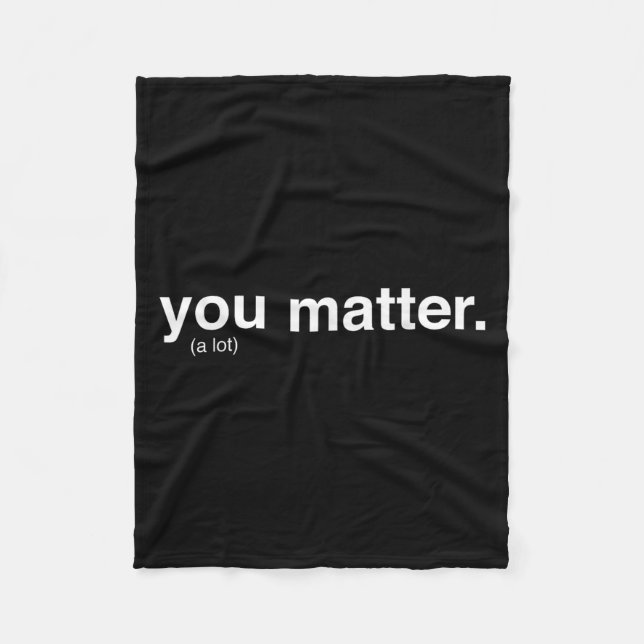 You Kindness A Lot  Fleece Blanket (Front)