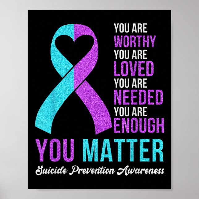 You Kindness Be Kind Suicide Prevention Awareness  Poster (Front)