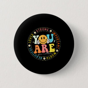 You Kindness Mental Health Awareness Warrior Women 6 Cm Round Badge