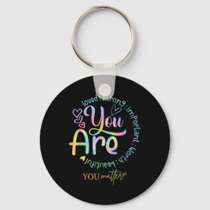 You Kindness Mental Health Awareness Warrior Women Key Ring