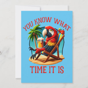 You Know What Time It Is Holiday Card