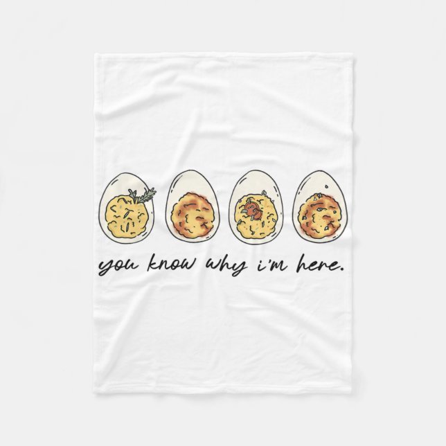 You Know Why I'm Here  Fleece Blanket (Front)