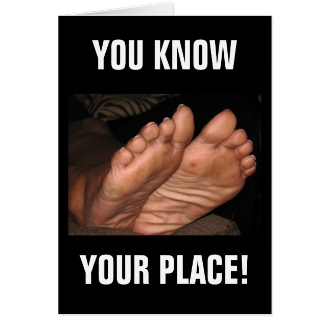 YOU KNOW YOUR PLACE! (Front)