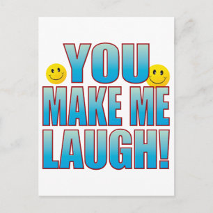 You Laugh Life B Postcard