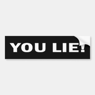 You Lie Anti Obama Sticker