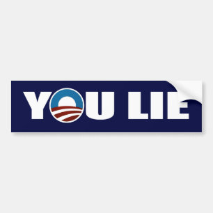 YOU LIE Bumper Sticker