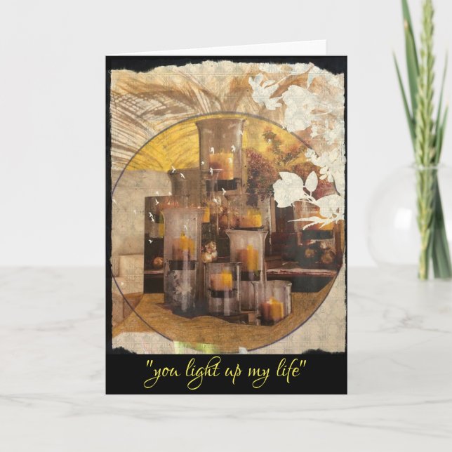 You light up my life card (Front)
