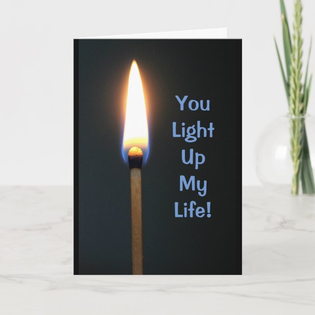 You Light Up My Life -Happy Sweetest Day Card (Front)