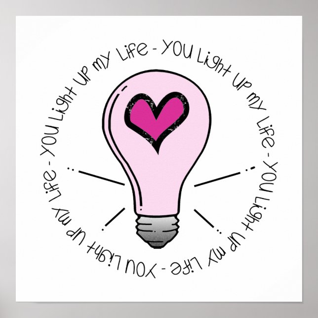 You Light Up My Life Poster (Front)