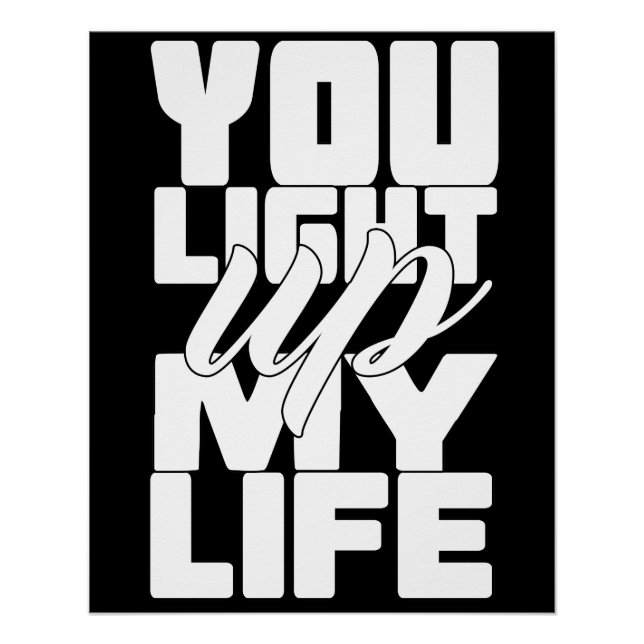 You Light Up My Life Poster (Front)