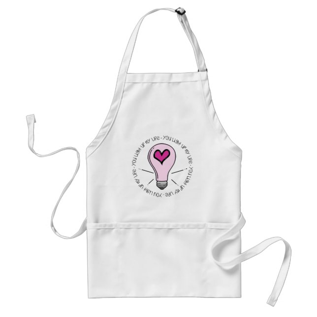 You Light Up My Life Standard Apron (Front)
