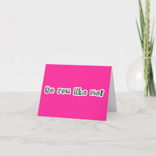 You Like Me? Check Yes or No. Card + Envelope