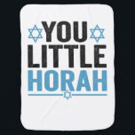 You Little Horah Hanukkah Funny Jewish Saying Gift Baby Blanket<br><div class="desc">chanukah, menorah, hanukkah, dreidel, jewish, Chrismukkah, holiday, horah, christmas, </div>