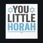You Little Horah Hanukkah Funny Jewish Saying Gift Notepad<br><div class="desc">chanukah, menorah, hanukkah, dreidel, jewish, Chrismukkah, holiday, horah, christmas, </div>