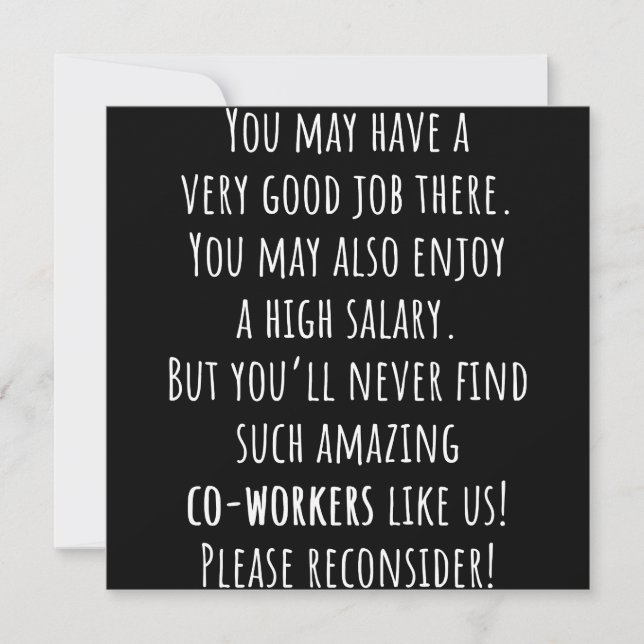 you’ll never find such amazing co-workers like us! save the date (Front)
