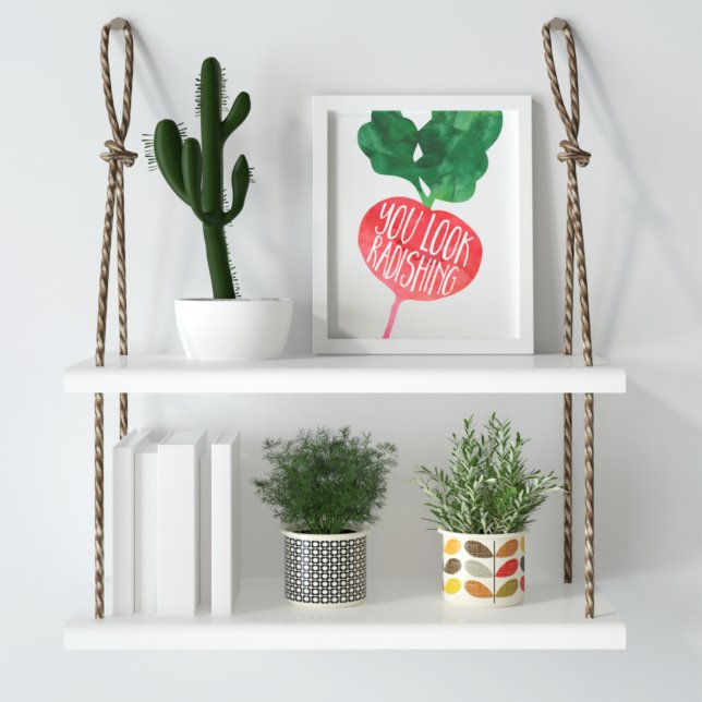 You Look Radishing | Veggie Pun Kitchen Poster (Creator Uploaded)