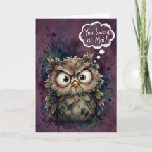 You Lookin at Moi Sassy Owl
