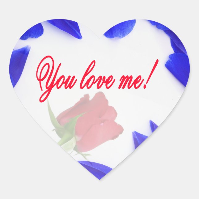 You love me - Stickers (Front)