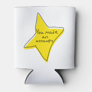 You Made An Attempt - Yellow Star Can Cooler