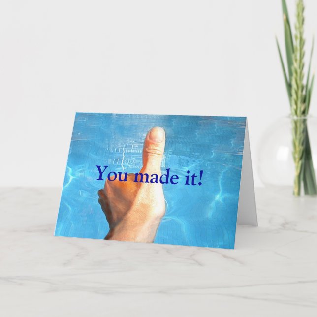 You made it card (Front)