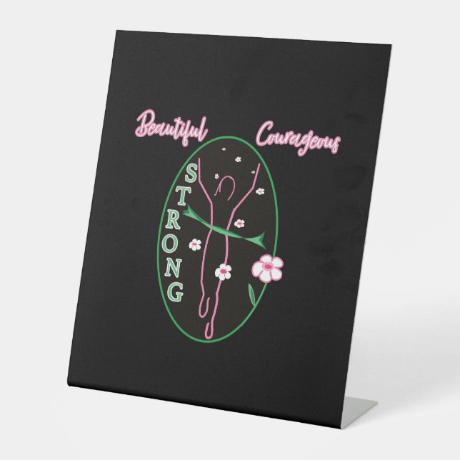 You Made It! Pedestal Sign (Front)