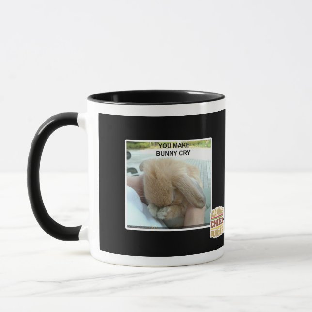 You make bunny cry mug (Left)