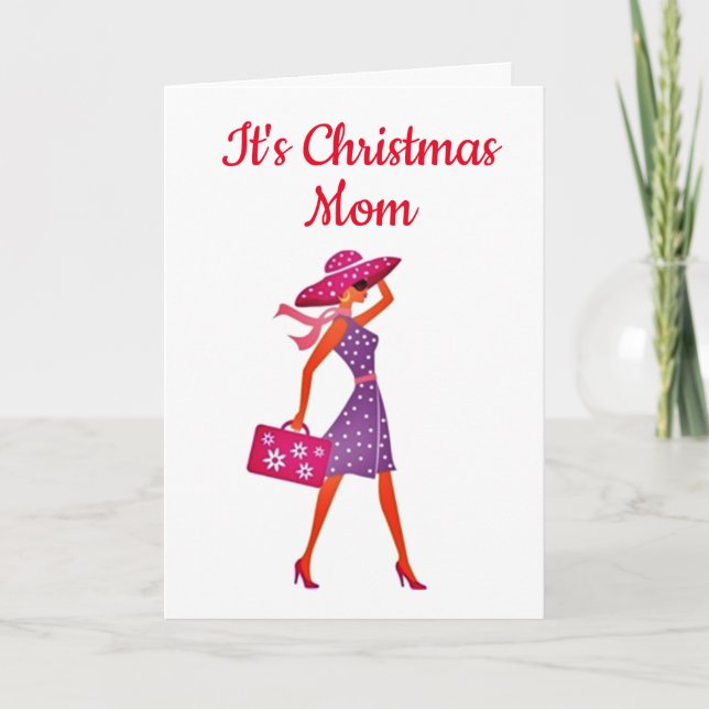 *YOU MAKE EVERYDAY SPECIAL MOM** CHRISTMAS HOLIDAY CARD (Front)