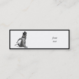 You make me feel like Dancing! Tap Dancing Cat Mini Business Card